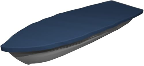 Premium Boot Persenning - Anka, Ruderboot, Schlauchboot, Angelboot & Co Bootsplane extrem reißfest (Dunkelblau, 450 cm x 150 cm)