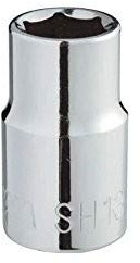 SAM Outillage SH-17 Douille courte 1/2 6 Pans de 17 mm