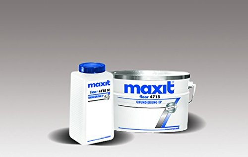MAXIT floor 4715 N Primer EP - resina epossidica | 10kg | primer trasparente in resina epossidica contro la penetrazione dell'umidità posteriore | resina per malta senza solventi | imposta rapidamente