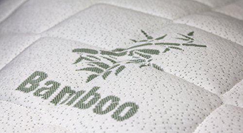 BetterSleepWell Premium Bamboo - Bambus Wasserbettbezug - hochwertiger Wasserbett Bezug - Auflage - Oberteil atmungsaktiv & klimatisierend 200x200 cm