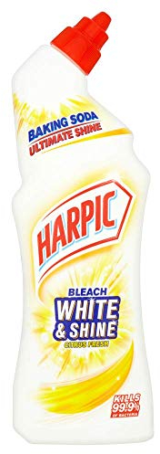 Harpic Toilet Cleaner Bleach White & Shine, 750ml
