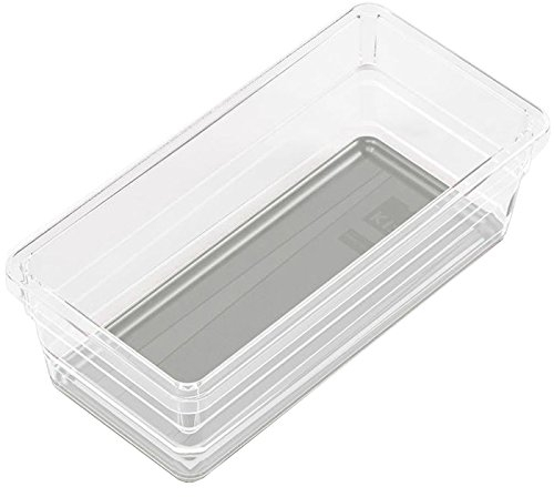 Kis Sortierbox Sistemo 7,5x15 cm in transparent-grau, Plastik, 7.5x15x5 cm