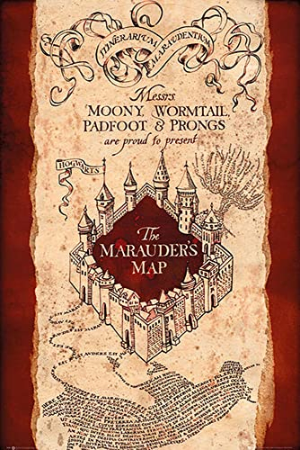 Harry Potter Close Up Poster Marauders Map (61x 91,5cm)