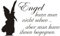 Wandtattoo Spruch Engel, 32 x 20 von mldigitaldesign
