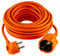 REV Verlängerungskabel - Verlängerung mit Winkelstecker 10m, 3680W - orange