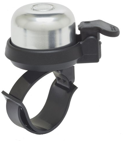 Mirrycle Incredibell Adjustabell 2 Fahrradklingel, Unisex, 20AJSL, Silber, Fits 21 to 33 mm
