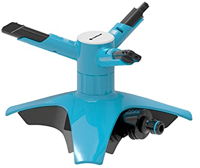 CELLFAST Drehsprenger Gartensprinkler Rasensprenger Für Rasen Blumen Pflanzen 12 Düsen Ergo