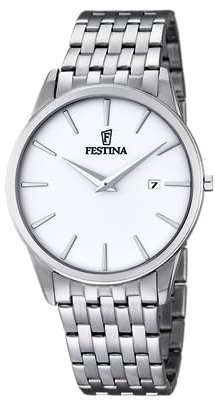 Festina Montre pour Homme F6833/1 Special Prices Boîtier en Acier Inoxydable Gris Bracelet en Acier Inoxydable Gris
