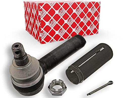 febi bilstein 44523 Spurstangenendstück mit Gewindehülse, Kronenmutter und Splint , 1 Stück