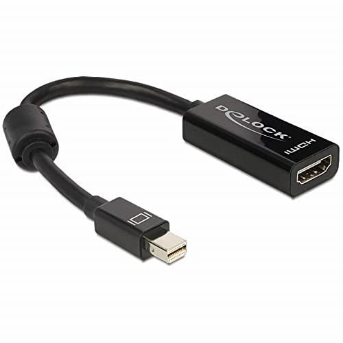 Delock DisplayPort Mini Adapter (19-Polig, HDMI, 0, 18 m) Schwarz