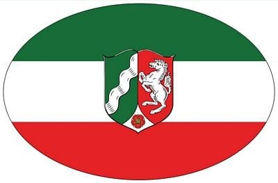 Autoaufkleber Wappen Nordrhein Westfalen NRW Aufkleber