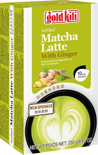 Gold Kili GOLD KILI Instant Matcha Ginger Latte, 10 x 25 g