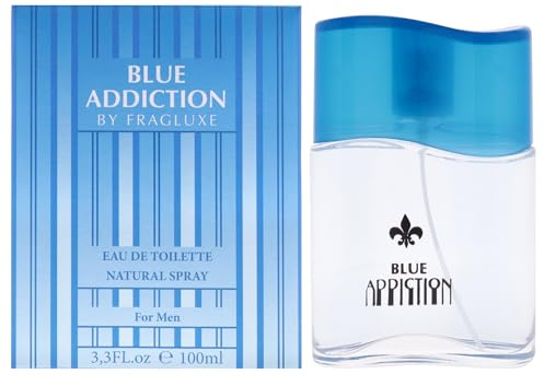 Blue Addiction by Fragluxe for Men - 3.3 oz EDT Spray