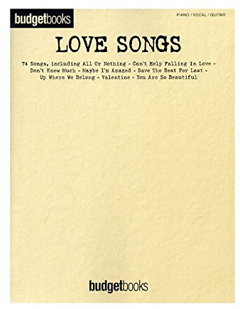 Budgetbooks: Love Songs. Für Klavier, Gesang & Gitarre(mit Griffbildern)