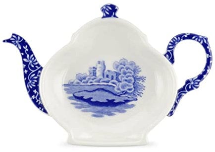 Spode Blue Italian Teabag Tidy
