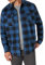 Wrangler Authentics Camicia da Uomo in Pile Pesante a Maniche Lunghe, Plaid Blu Buffalo, M