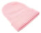 Beanie-Mütze für Herren und Damen, Unisex, gestrickt, Neonfarben, hellrosa, Einheitsgröße