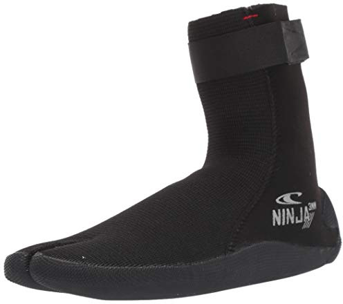 O'NEILL Mens Heat Ninja 3mm St Booties Wetsuit Accessories, Black, 11 US