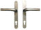Roto Match Upvc Door Handle 200mm Screw Fix 2 Hole Fix 92mm PZ Sprung Satin Silver