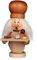 Räuchermann Miniwichtel Bäcker