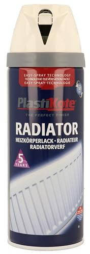 Plasti-kote 26100 400ml Radiator Gloss - White