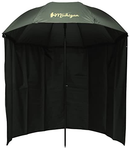 Michigan Fishing Umbrella with Top Tilt and Sides Brolly Shelter 60 Inch