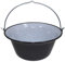 Ungarischer Gulaschkessel aus bruchsicherem Emaille Outdoor Camping Lagertopf Verschiedene Größen (22 Liter)