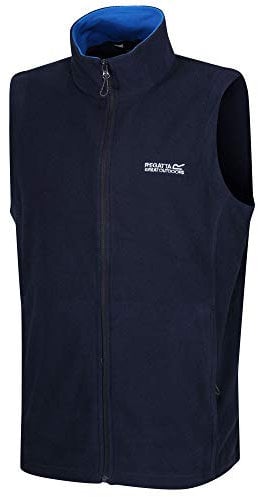 Regatta Tobias II Chaleco con Cremallera y 2 Bolsillos Bodywarmers, Hombre, Navy(Oxford Blue), S