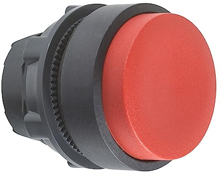 Schneider ZB5AL4 Frontelement rund für Drucktaster, ohne Rastung, vorstehend, neutral, Rot, Durchmesser 22 cm
