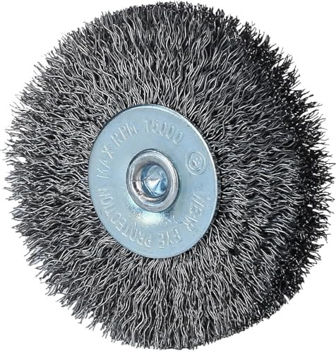 KS Tools 340.0032 Stahldrahtbürstenscheibe 0,3mm, Ø 80mm