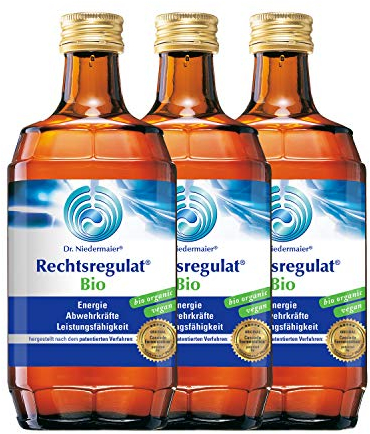 Dr. Niedermaier Rechtsregulat® Bio I enthält natürliches Vitamin C I Immunsystem stärken I fermentierte Enzyme für eine biologische, rein pflanzliche Immunregulierung I 3x 350ml (3er Pack)