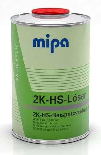 MIPA 2K-HS-Löser Beispritzverdünnung Beilackierung Autolack Verdünner 1 Liter