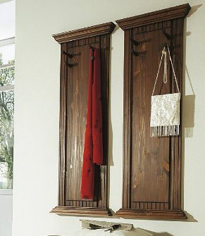 clever-moebel Massive Wandgarderobe im 2er Set, Garderobe