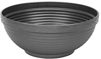 3 Liter Pflanzschale Blumenschale Blumentopf anthrazit D 26 cm Schale