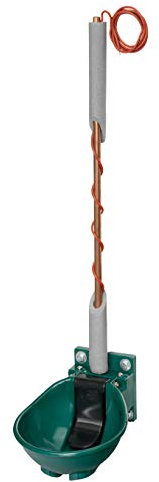 Lister Heizbares Tränkebecken SB 2 H RBH mit Rohrbegleitheizung 230 Volt / 66 Watt (Frostschutz bis ca. -30°C) - mit Druckzunge 230 Volt - Tränke Kuh Kühe Rinder Pferd Pferde Stall