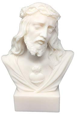 Osiris Trading UK Lord Retter, Alabaster Büste Jesus, Statue Lord Retter, Skulptur
