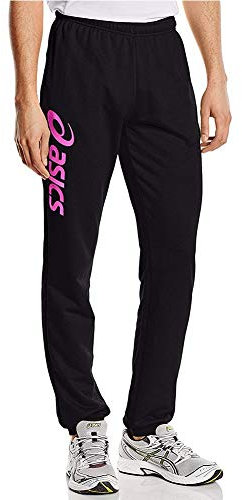 ASICS Men's Sigma Pants - Black/Flash Pink, 2X-Small
