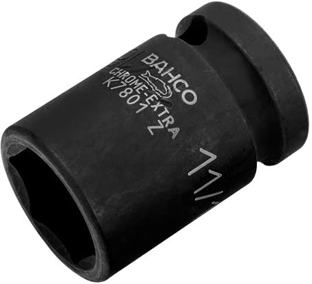 Bahco K7801Z-5/8 Hexagon Socket, Black, 1/2-5/8-Inch