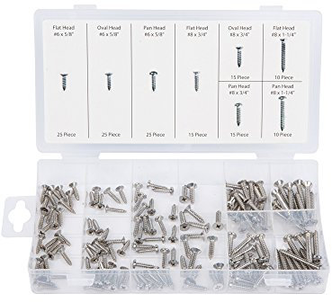 Blue Spot 40544 Stainless Steel Screw Assortment (140-Piece)