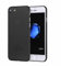 doupi UltraSlim Hülle kompatibel für iPhone SE (2022) / iPhone 8/7 (4,7 Zoll), Ultra Dünn Fein Matt Oberfläche Handyhülle Cover Bumper Schutz Schale Hard Case Design Schutzhülle, schwarz