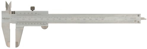 Mitutoyo 530-312 0 - Calibro Vernier a doppia scala pollici/metri (6/150 mm x 0,001/0,02 mm)