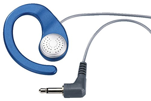 MONACOR ES-10 Mono-Ohrhörer für das linke Ohr, Blau, 3.5-mm