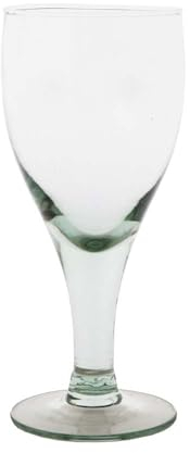 Grehom Recycled Glass Wine Glasses Large (Set of 4) - Nice & Simple (350ml)