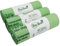 80 Litre x 60 bags All-Green brand Bioliner Compostable Kitchen Bin Liners - Food Waste Bin Liners - EN 13432-80L Swing-Bin Bags with Composting Guide