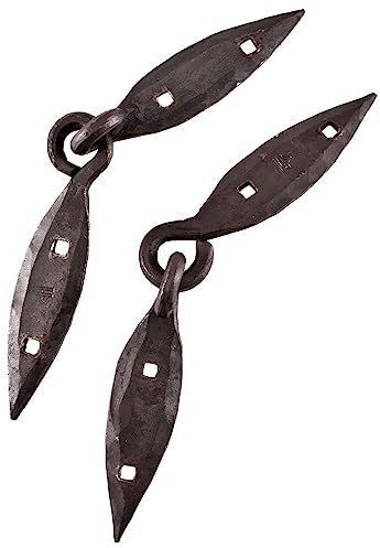 Ulfberth Geschmiedete Wikinger Scharniere, klein, ca. 18 cm - Truhenbeschlag Beschlag