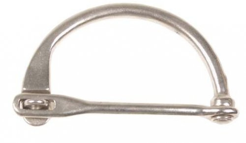 5 x BW SEESACKVERSCHLUSS KETTE KARABINER Bundeswehr Verschlussbügel Seesack Orig