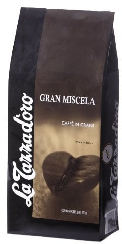 La Tazza d'oro Italian Coffee Beans 1kg (Medium Roast) - Gran Miscela (70% Arabica / 30% Robusta) Whole Coffee Beans for Cafetiere, Moka Pot, Aeropress And Filter Brew - Part of the Kimbo Family