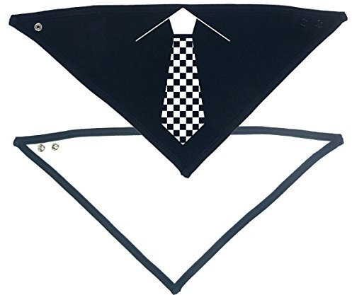 Racker-n-Roll SKA KRAWATTE WHITE Baby Bandana Bib navy/weiß Halstuch