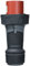 mennekes 13212 Plug Power top Xtra avec surface en caoutchouc, protection IP 67, 6 heures Terre Position, 5 pôles, 63 A Courant, 400 V, rouge