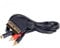 World of Data Scart to 2 RCA Phono + S-Video Cable Gold Plated - 1.5 Metres
